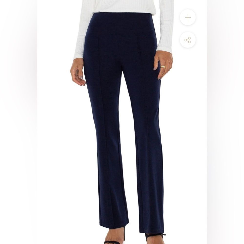 Liverpool | Liverpool Navy Ankle Flare Stretch Women's Dress Pants NWT size S.